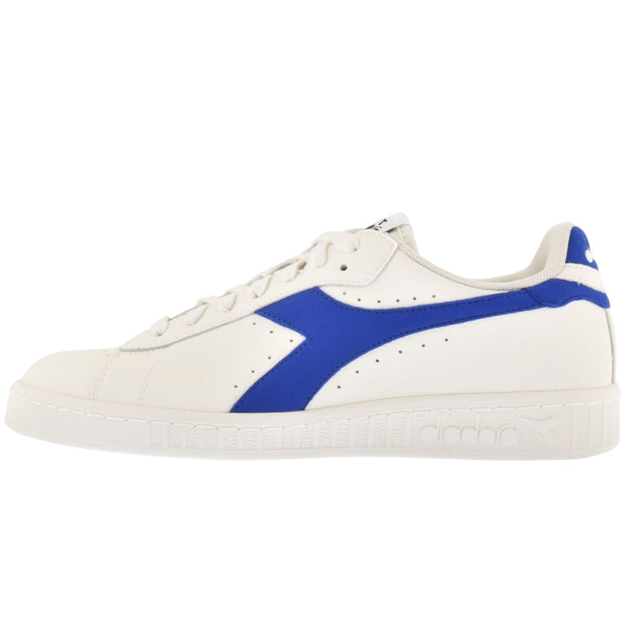 Diadora white trainers clearance